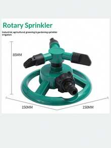 1pc 360° Rotating Non-Electric Water Sprinkler Head, Automatic Watering For Garden, Lawn, Cooling - A - View 6