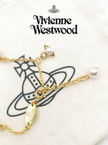 Vivienne Westwood Emiliana Collection Irregular Baroque Simulated Pearl Bracelet Gold Tone, Brass - 金色 - 查看 11