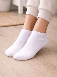Kit Of 3, 6, Or 12 Pairs Of Unisex Multicolor Short Socks, Size 35-40 - Nhiều màu - Xem 8