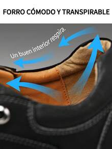 Zapatos de vestir con cordones para hombre,Zapatos Formales para Hombre Oxford de Vestir,Zapatos de Vestir Casuales para Hombre Oxfords Formales,Zapato Clásico para Hombre con Cordones en Acabado Piel,Negro/Marrón - Marrón - Ver 7