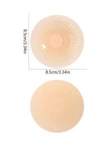 Bộ lớn 20 miếng dán đầu nhũ hoa mini bằng silicon, thoáng khí, có thể tái sử dụng, thoải mái và không trơn trượt, phù hợp cho đi làm hàng ngày, hẹn hò, đám cưới, tiệc tùng, kỳ nghỉ biển, phối hợp hoàn hảo với áo hai dây, váy hở lưng, áo quây và đồ bơi. - Nhiều màu - Xem 12