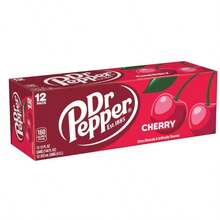 Dr Pepper Cherry Soda Pop, 12 Fl Oz, 12 Pack Cans - Trái cây - Xem 3