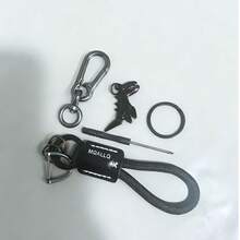 Cute Cartoon Dinosaur Keychain, Delicate Keyring For Women, Car Key Chain, Leather Rope, Backpack Pendant, Gift - Multicolor - View 12