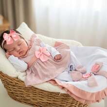 Baby Girls Rompers - Rusty Rose - View 5