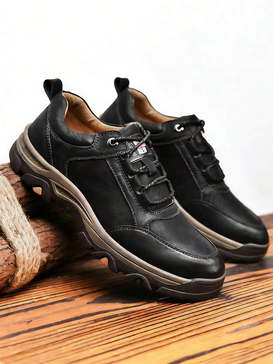Zapatos de vestir con cordones para hombre,Zapatos Formales para Hombre Oxford de Vestir,Zapatos de Vestir Casuales para Hombre Oxfords Formales,Zapato Clásico para Hombre con Cordones en Acabado Piel,Negro/Marrón