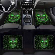 4 pièces/2 pièces Set Tapis de sol pour voiture - Tapis en matériau polyester antidérapant et absorbant, convient à différents modèles de voiture, accessoires d'intérieur de voiture - tapis de sol - Voir 2