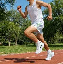 男鞋NIKE DOWNSHIFTER 14運動訓練跑步鞋 - 白色/藍色 - 查看 7