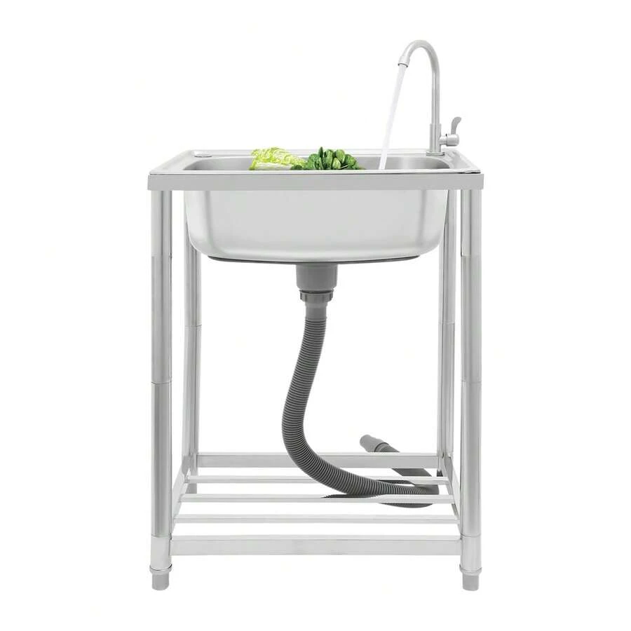 YUNRUX Kitchen Sinks - Silver - View 1