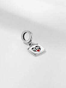 1pc Minimalist 925 Sterling Silver Mom Handbag Pendant, Suitable As Birthday Gift For Men And Women - Silver - View 4