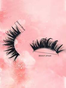 5 Pairs Of False Eyelash Sets - Black Stem+8D Fluffy, Achieving Soft And Vivid Prickle Effect, Perfectly Matching The Makeup Of The Character - View 3