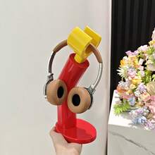 1pc Building Block Headphone Stand, Unique Building Block Design, Fashionable And Practical, Cool Desktop Accessory - View 4