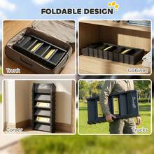 PawHut Foldable Dog Ramp For Car, Non-Slip Dog Stairs For SUVs Truck, Black - one-size - View 6