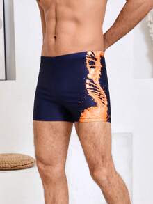 Mercer Haus Bañadores para adultos; Bañadores de secado rápido y talla grande para hombres para evitar vergüenza; Shorts de playa profesionales para deportes - Azul - Ver 8