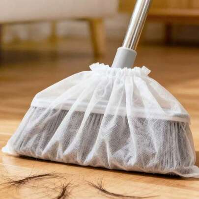 一次性无纺布扫帚防尘罩（网状）地板毛发清洁罩，缝隙灰尘和宠物毛发吸附清洁工具