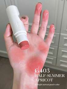 JOOCYEE Multi-Function Long-Lasting Natural Blush & Lipstick - G403 Pinellia Apricot - View 1