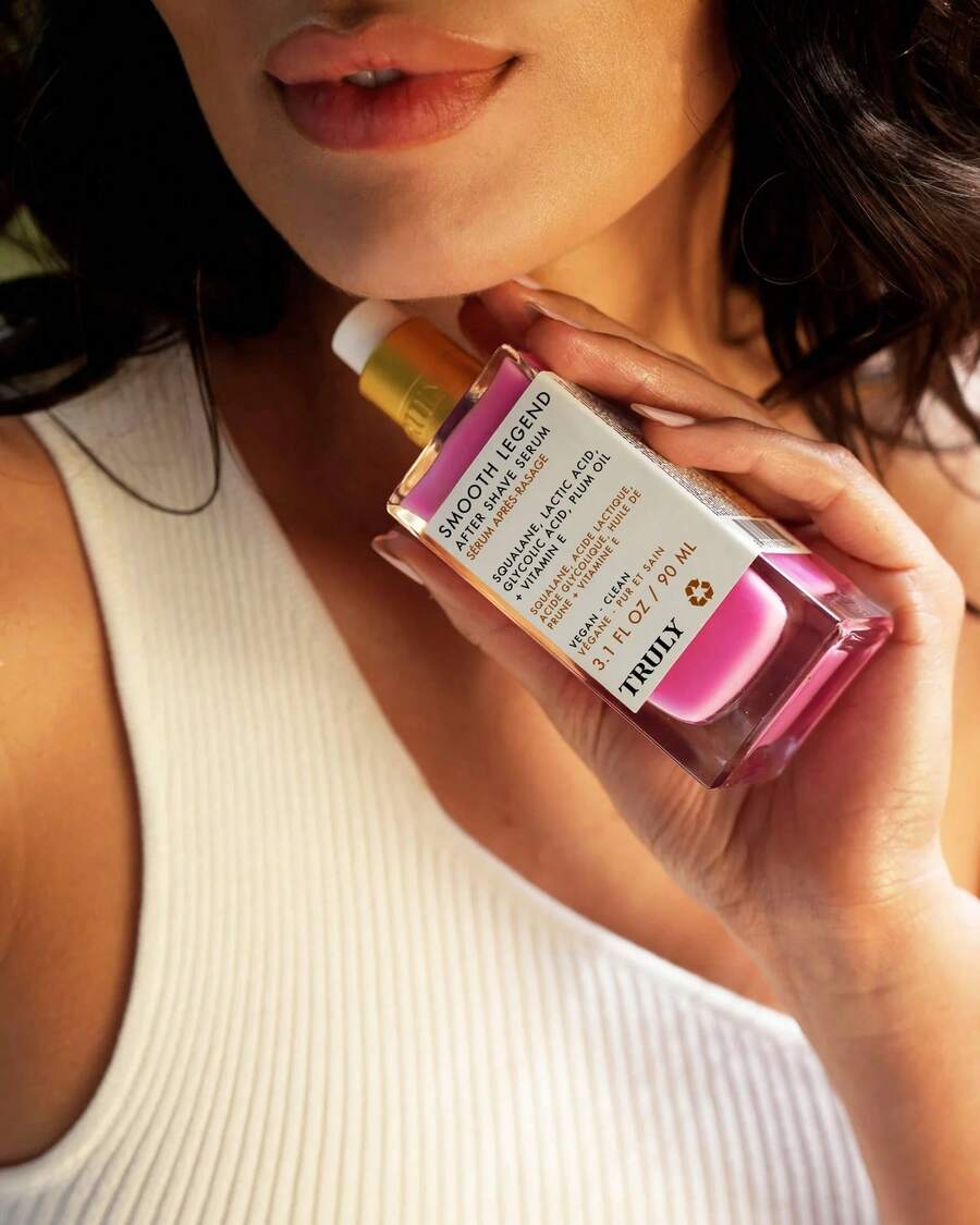 Truly Luxury Body Smoothing Serum , Soothing & Hydrating Leg Treatment To Prevent Ingrown Hair & Dryness , For Smooth, Irritation-Free Skin On Legs & Body 90ml - 90ml - 查看 1