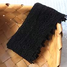 1/5 Yard Vintage Embroidered Lace Trim - Bohemian Style Delicate Floral & Geometric Pattern Lace Edging, Suitable For Sewing, Bags, Home Decor - Durable Lace Trim For Crafting, Christmas Gift Wrapping, Frame Decoration, DIY Princess Canopy - Multicolor - View 11