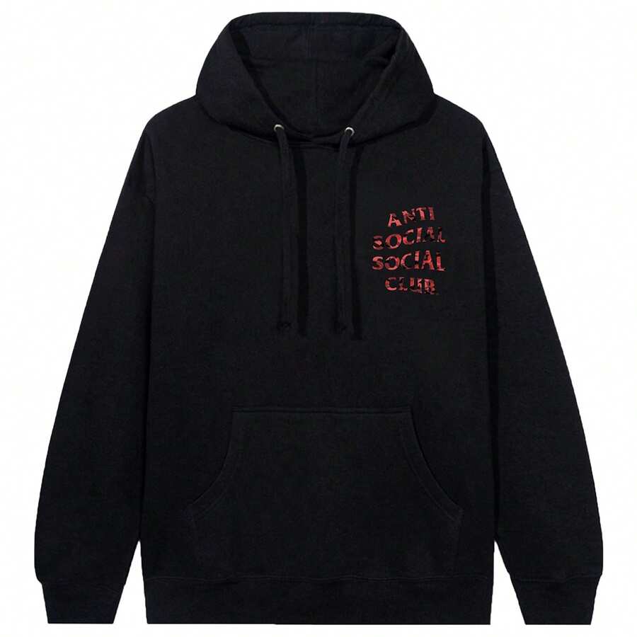 Anti Social Social Club Wild Life Hoodie Mens - màu đen - Xem 1