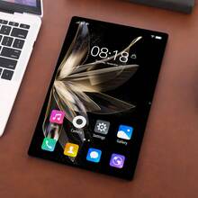 Qetupa 10.1-Inch Z50 Android 14 Tablet PC, 3GB RAM + 64GB ROM, MTK 6755 Octa-Core 1.6GHz Processor, HD (1280x800) IPS Touchscreen, Bluetooth 5.2 & 802.11ac WiFi 5, GPS, 2MP Front Camera & 5MP Rear Camera, 6000mAh Large Battery (No SIM Card Support). Durable Aluminum Silicate Glass Design, Lightweight And Sturdy, Suitable As Christmas Gift For Kids And Adults (Adapter Not Included) - Black - View 3