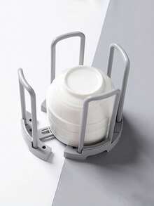 1 件可调节厨房水槽碗碟干燥架，多功能碗碟收纳架 - 彩色 - 查看 3