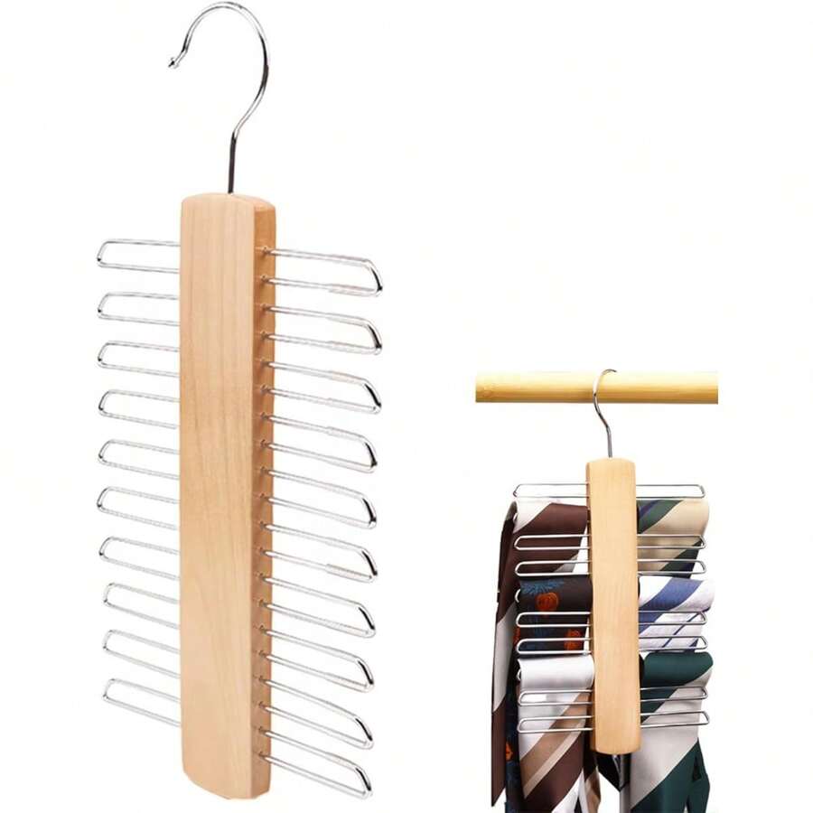 Tie Racks - Wood Color * 20 Pieces - View 1