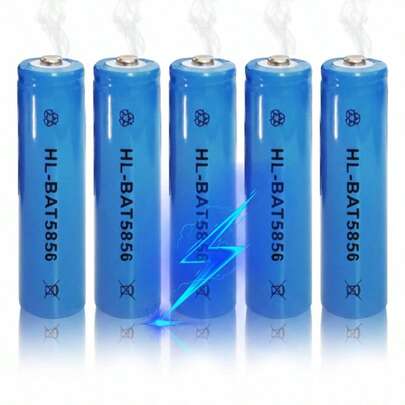 Baterias Recargables de Litio 18650 Pack 5 piezas de Baterias 3.7V Pilas Recargable Multifuncional, 5 piezas Baterias Recargables