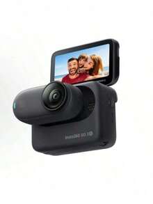 Insta360 Action Camera GO 3S 4K Thumb Camera, impermeabile IPX4, campo visivo grandangolare naturale, correzione orizzontale, design magnetico doppio, registrazione a intervalli, telecomando per la trasmissione delle immagini, batteria a lunghissima durata, vlog, ciclismo, famiglia, action camera per animali domestici (nuova di zecca, solo attivata) - Visualizzare 10