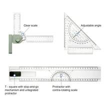 Adjustable Angle Drawing Board With Parallel Motion Ruler, Art Table For Students, Architects, Engineers & Artists - A4 - View 4