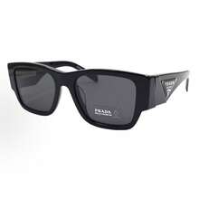 PRADA CATWALK Fashion Runway Collection Cool Holiday Travel Edition Square Sunglasses For Men, Black - 查看 4
