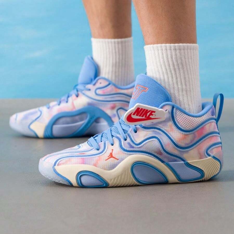 Nike Men's JORDAN TATUM 3 PF Basic Lightweight Cushioned Sports Shoes FZ6601-400 - Colorful - View 1