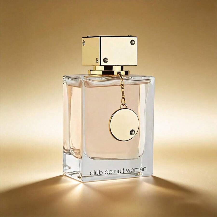Fragancia para mujer – 3.6 oz | Aroma floral, afrutado y ambarado; fragancia duradera; una elegante mezcla de rosa y vainilla, adecuada para uso diario y ocasiones especiales. - Dorado - Ver 1