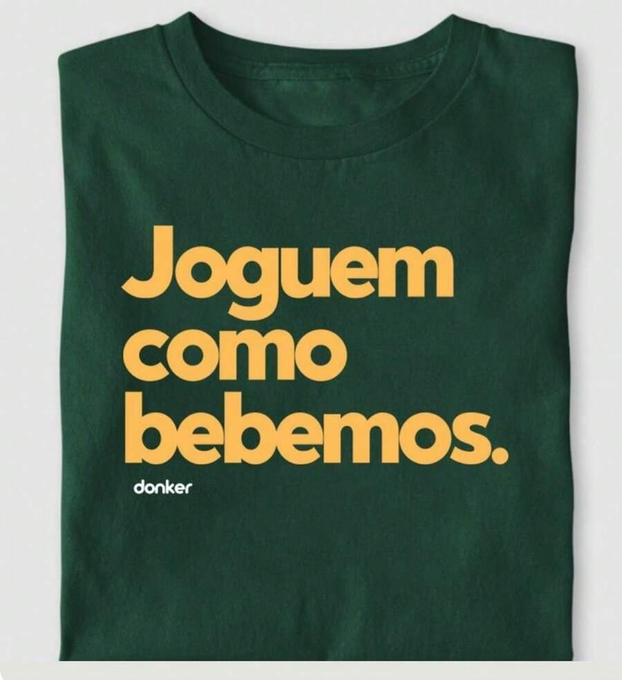 Premium Men's T-Shirt, Comfortable, Cool, Lightweight Fabric, Suitable For All Occasions, 100% Cotton. "Play Like We Drink" Model - Special New Item In Store - màu xanh lá - Xem 1