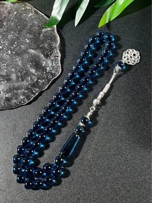 New Black Line Single Tassel Muslim Prayer Beads Bracelet, Suitable For Middle Eastern Arabic Daily Prayer And Wear - Multicolor - View 6