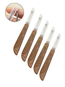 Brown Handle Manual Seam Ripper With Sharp Blade And Protective Cap, Ergonomic Grip And Safety Protection, Precision Removal Of Various Fabric Stitches, Correcting Sewing Errors, Opening Clothing Seams, Suitable For Cross Stitch Embroidery Modification, Patchwork Creation, Fabric Upcycling DIY - Thread Remover - View 6