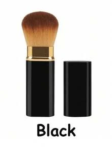 1pc Professional Retractable Round Face Makeup Brush, Blush Brush, Foundation Brush, Powder Brush - Multicolor - View 10
