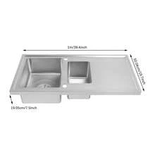 YUNRUX Kitchen Sinks - Silver - View 2