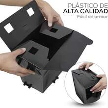 cajas Zapatera Apilables Estantes organizador de Plástico pegable Multifuncional con 14 piezas - Ver 2