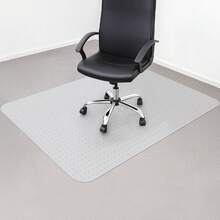 PVC Office Chair Mat, Non-Slip Floor & Carpet Protector For Desk Chairs, Heavy Duty Floor Mat For Home Office - 120x150cm - 查看 1