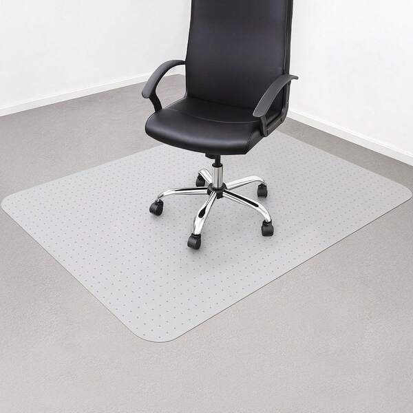 PVC Office Chair Mat, Non-Slip Floor & Carpet Protector For Desk Chairs, Heavy Duty Floor Mat For Home Office