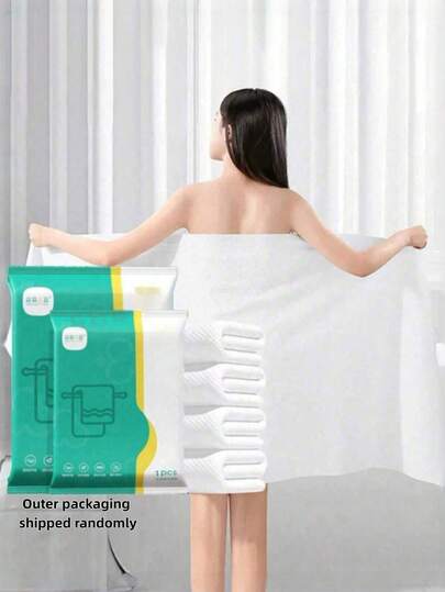 Disposable Compressed Towels, Thickened Plant Fiber For Bath Gym Travel, Individually Wrapped & Portable, Travel Must-Have 2025,Soft High-Absorbency Beige Towels, Perfect For Sensitive Skin, Gym & Outdoor Adventure Essential(Outer Packaging Color Willbe Shipped Randomly)