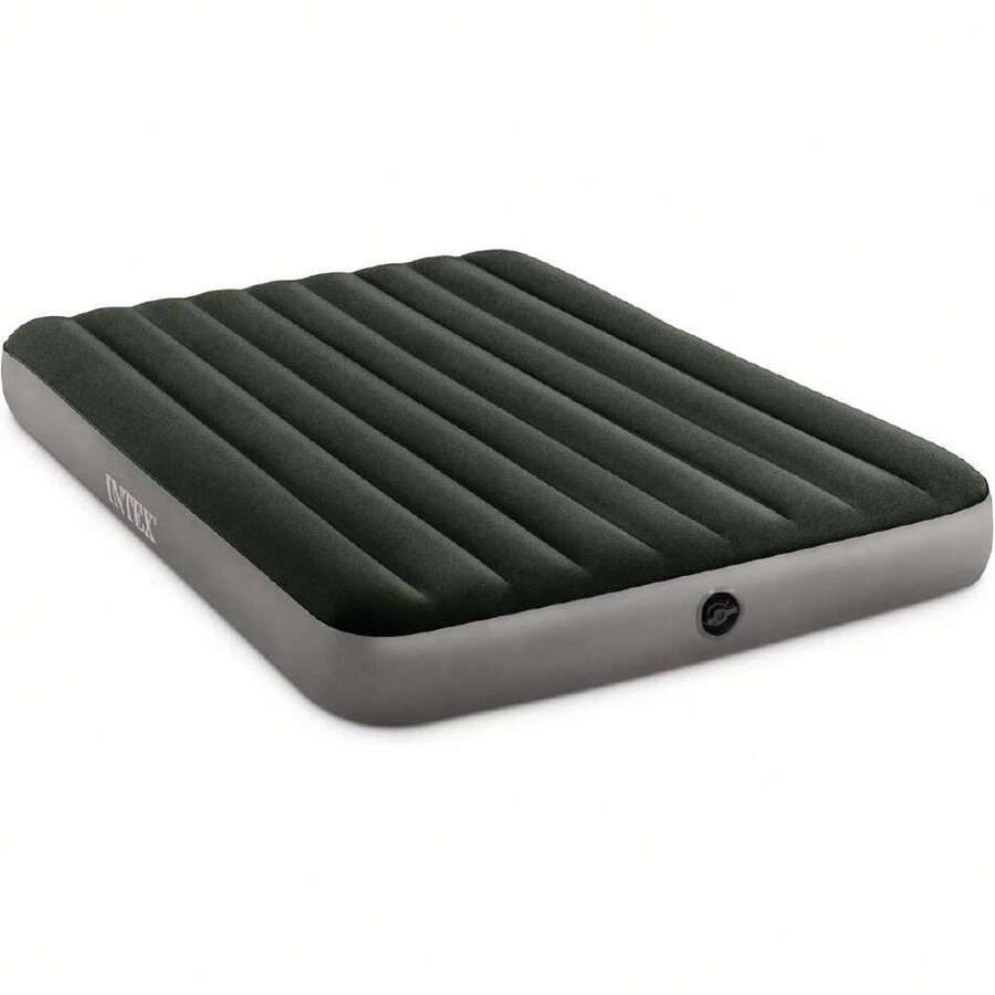 64109E Dura-Beam Standard Prestige Air Mattress: Fiber-Tech – Queen Size – 10in Bed Height – 600lb Weight Capacity – Pump Sold Separately,41469548 - Blackline - 查看 1