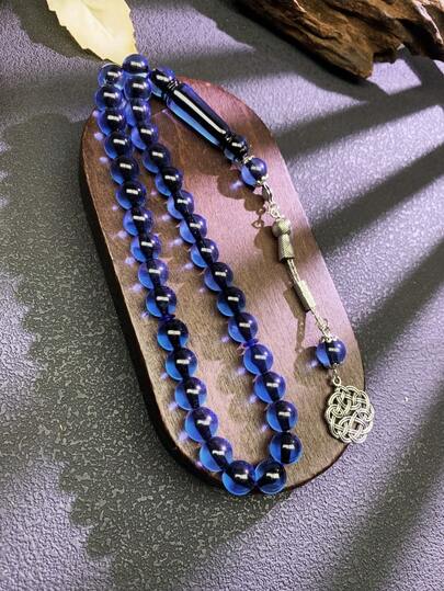 1pc 33 Beads 10mm Middle Eastern Arabic Prayer Beads Bracelet, Tasbih, Best Gift For Eid Al-Fitr