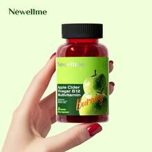 NEWELLME Organic Apple Cider Vinegar Gummies With The Mother & Vitamin B12, Sugar Free ACV Gummy Supplement For Digestion, Metabolism & Natural Energy Support,60 Counts Vitamins Supplements Chlorophyll Creatina Monohidratada Vitamins Probiotics For Women Protein Powder Quick Ship Items  Creatina Colageno - 60 Count - View 7