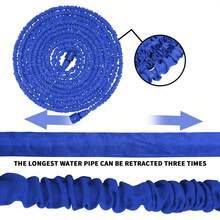 Royalswill 75/100/150/200FT Retractable Garden Hose With Seven Spray Patterns Suitable For Pets, Hose Pipe, Cars, Gardens, And Patios - BLUE - View 8