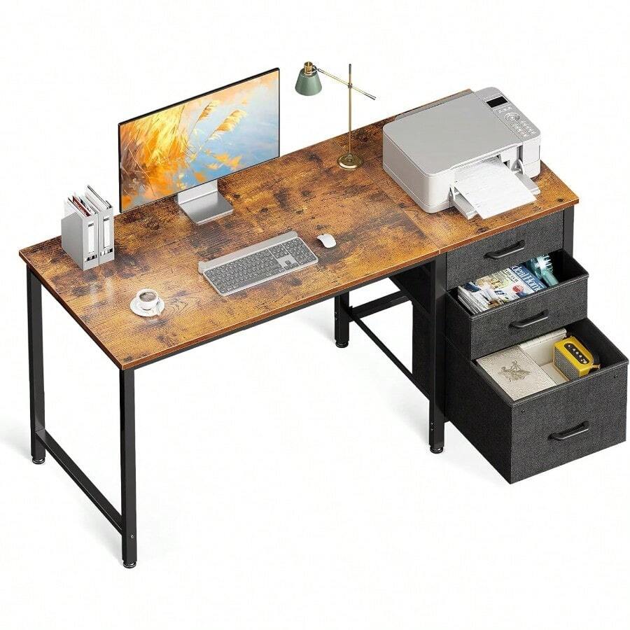 Computer Armoires & Hutches - Brown - View 1