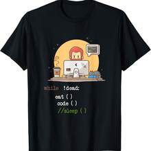 Coffee Cat IT Program Code Programmer Coder Computer Science T-Shirt - Nero 2 - Visualizzare 1