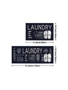 DAJIANG 1PC-Modern Laundry Room Floor Mat, Soft Channel Mat, Entryway Rug, Kitchen Floor Mat, Machine Washable, Dustproof Letter Carpet, Home Decoration Festival Room Decor. - Flannel Floor Mats, Living Room Rugs, Bedroom Rugs, Washable Rugs, Shag Rugs, Cozy Rugs, Soft On Feet, Home Decor Rugs, Adds Warmth, Stylish Rugs, Valentine's Day Decor, Valentines Decor - Welcome Mats, Entrance Mats, Outdoor Doormats, Absorbent Mats, Keeps Dirt Out, Front Door Mat, Cute Doormats, Easy Clean Mats, Kitchen Mats For Floor, Kitchen Rugs, Kitchen Deccor - 彩色 - 查看 11