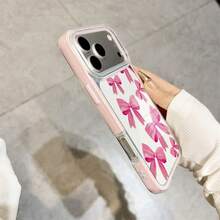 1个亮粉色蝴蝶结透明手机壳 - 适合喜欢可爱复古风格的用户，兼容 17/17 Air/17 Pro/17 Pro Max/16/7/8/11/12/13/14/15/X/XR/Xs/Plus/Pro/Pro Max/SE2 - 彩色 - 查看 8