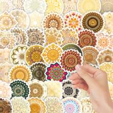 50Pcs PVC Mandala Cartoon Graffiti Stickers Creative DIY Decals For Luggage Notebook - 50PCS - View 12