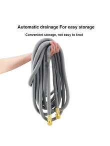 Expandable Garden Hose, Retractable Design, With Long Handle Foam Gun, Multi-Mode, Gardening Tool - C - View 3